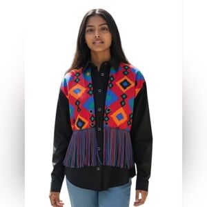Saisa Western Rodeo Vintage Women's Shirt. Medium.